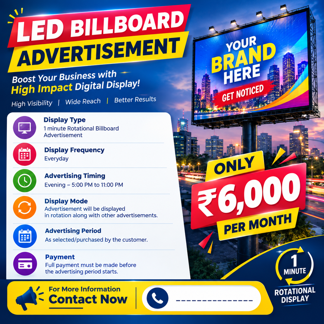LED BILLBOARD ADVERTISEMENT