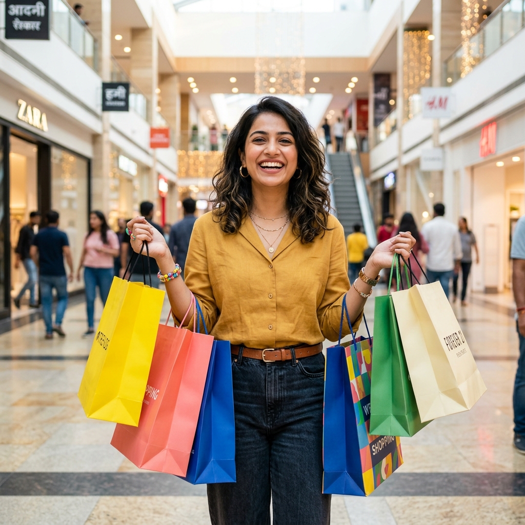 Happy Customer Shopping